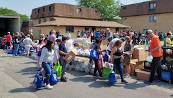 Food pantry distribution